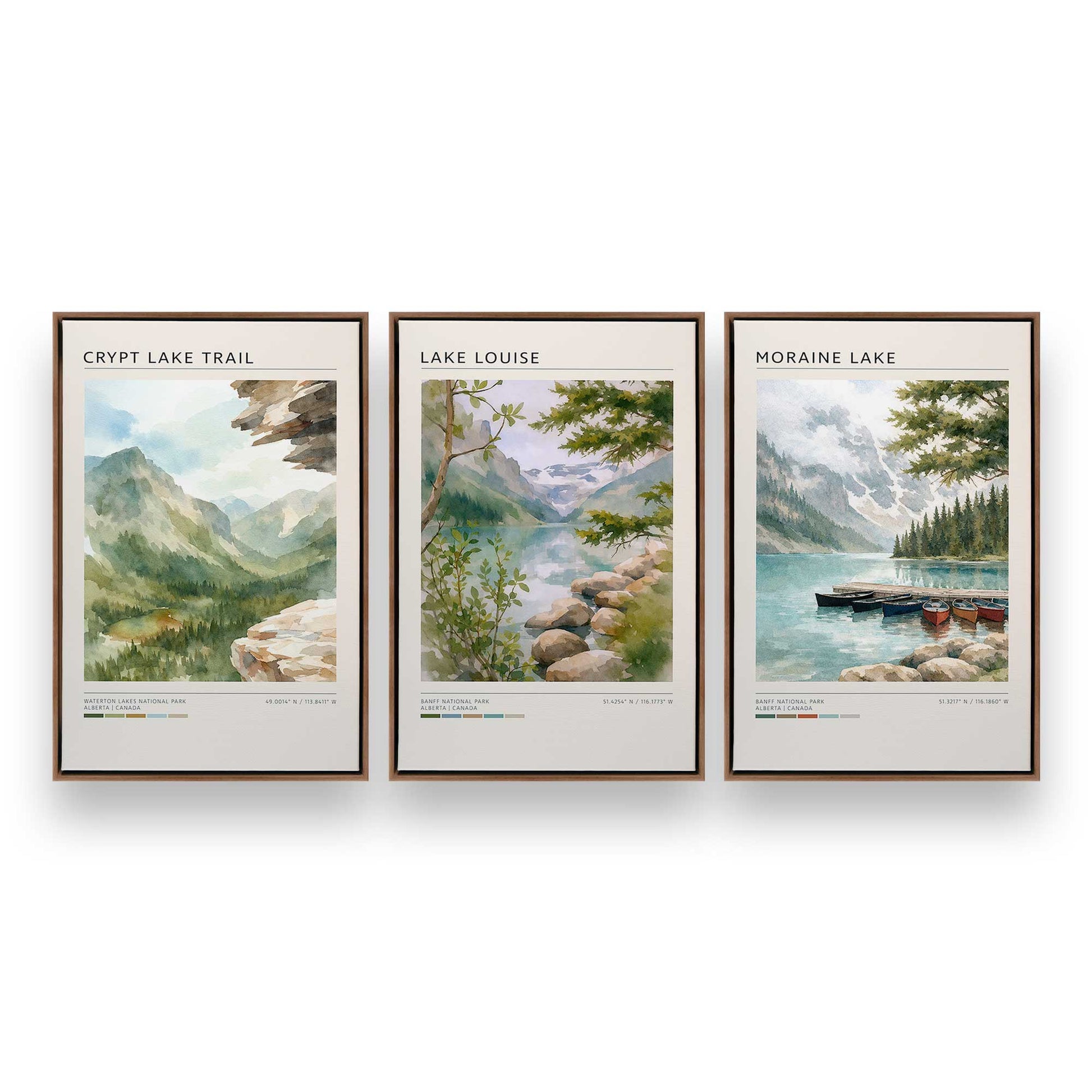 [Color:Walnut], Picture of art in a Walnut frame