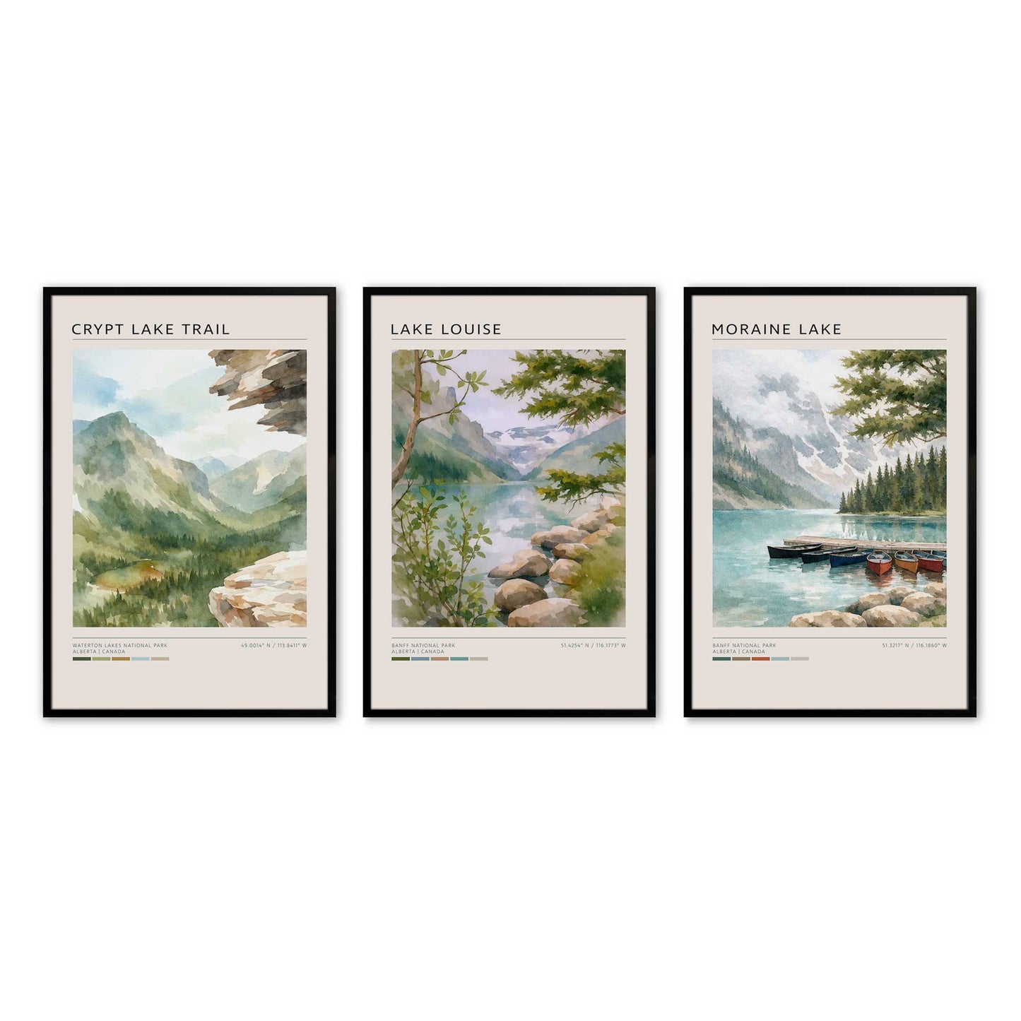 [Color:Satin Black], Picture of art in a Satin Black frame