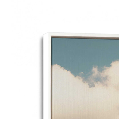 [Color:Opaque White], Picture of art in a White frame at an angle