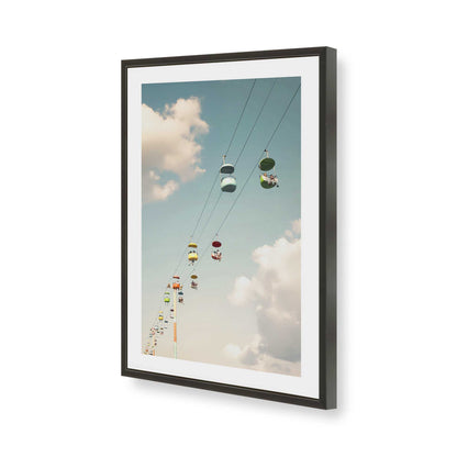 [Color:Satin Black], Picture of art in a Satin Black frame of the corner