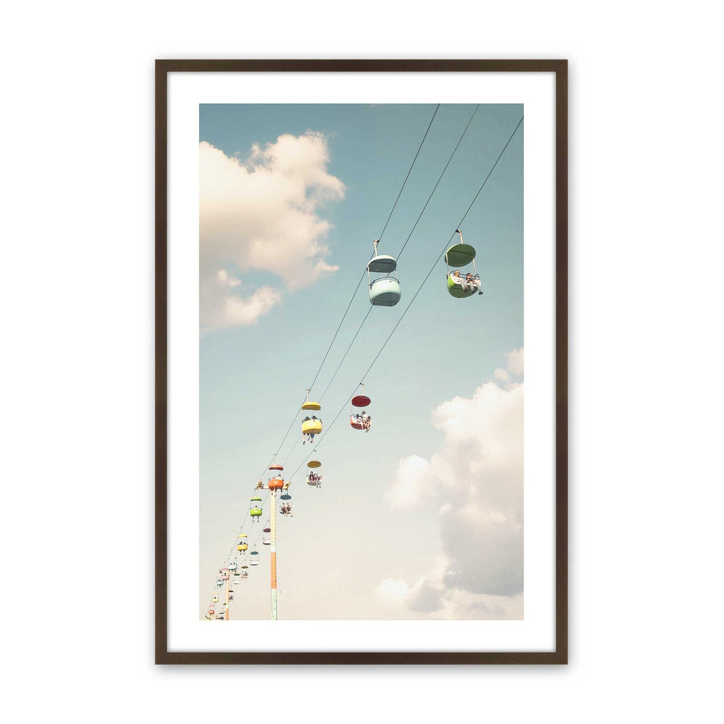 [Color:Brown], Picture of art in a Brown frame