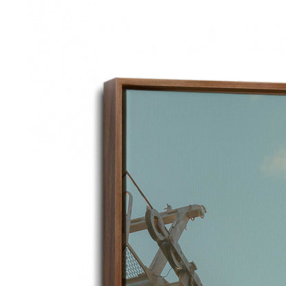 [Color:Walnut], Picture of art in a Walnut frame at an angle
