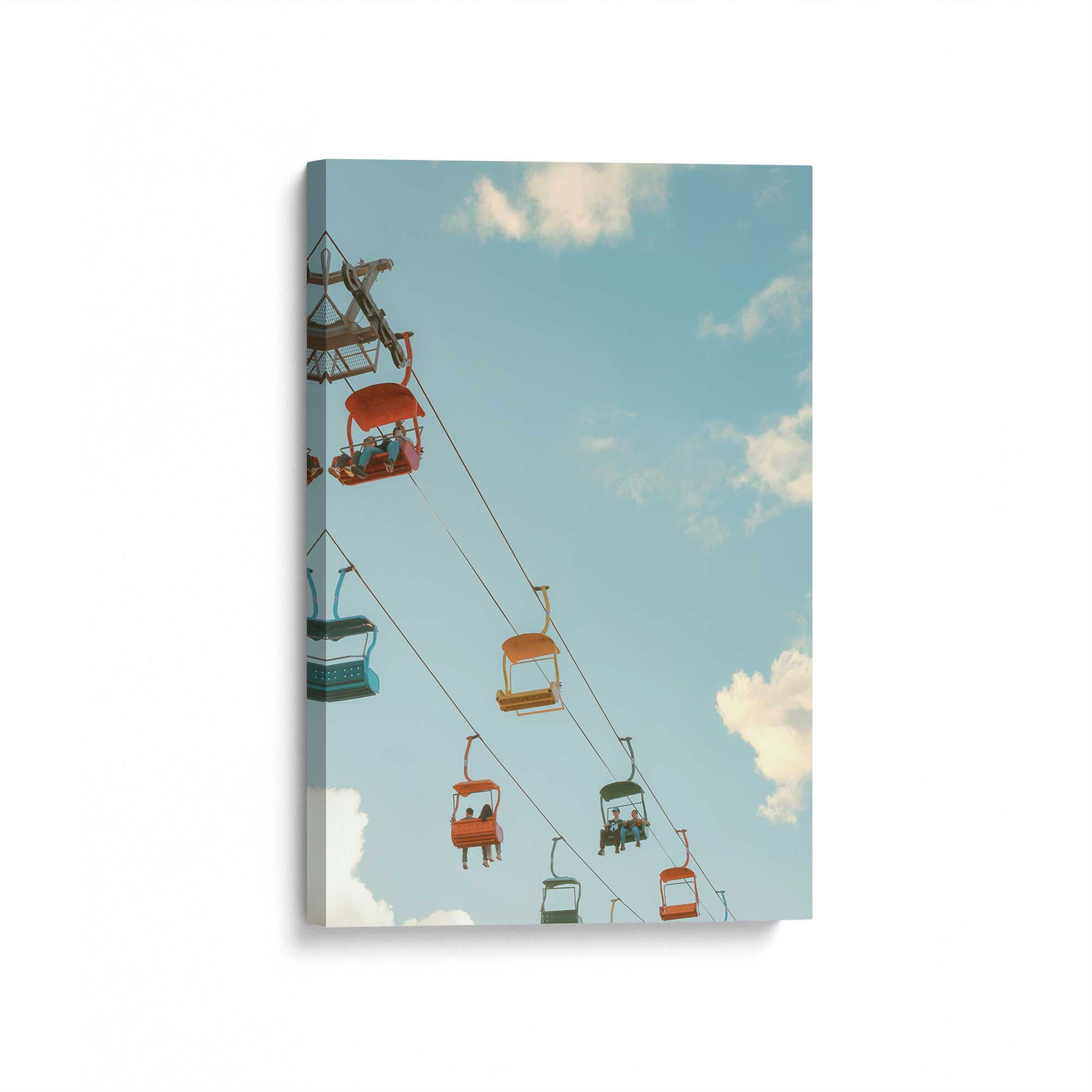 [Color:Stretched Canvas], Picture of art at an angle