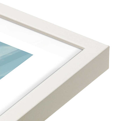 [Color:Opaque White], Picture of art in a Opaque White frame at an angle