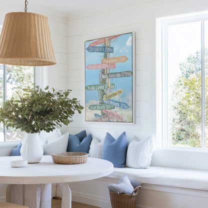 Picture of art in a room