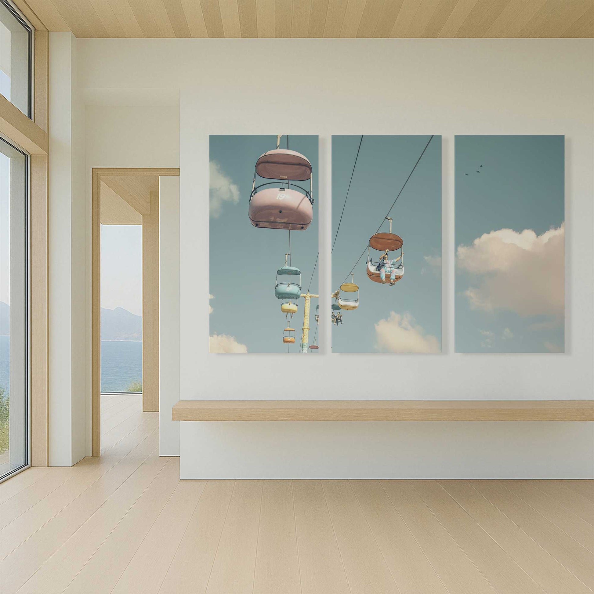 [Color:Stretched Canvas], Picture of art in a room