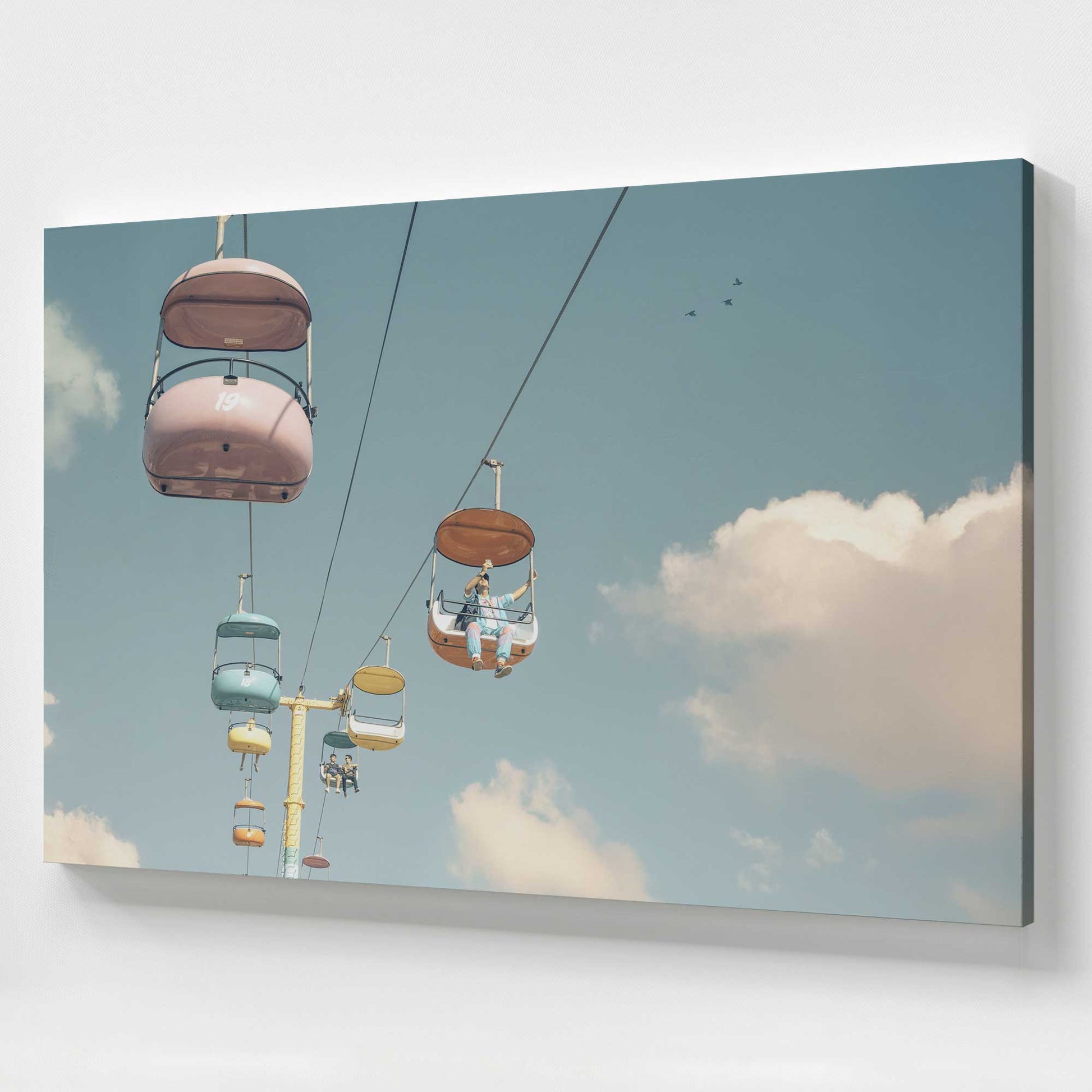 [Color:Stretched Canvas], Picture of art at an angle