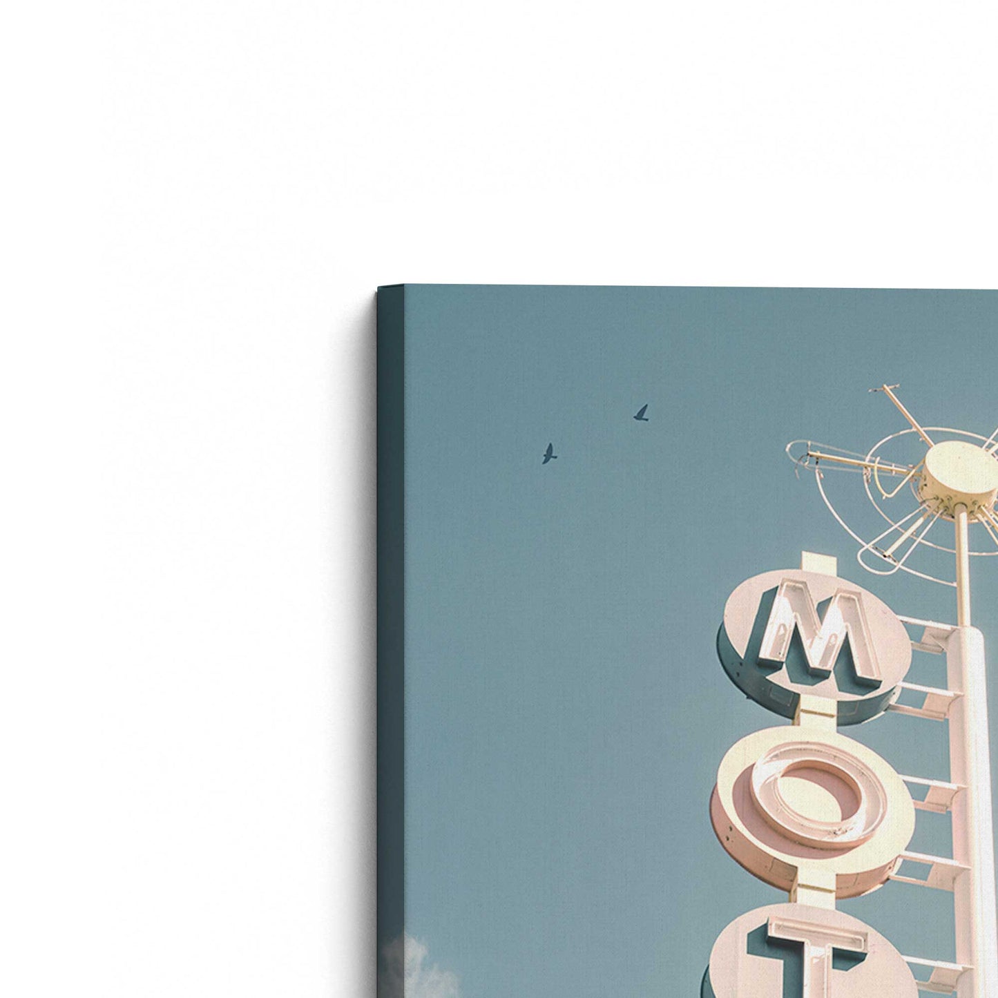 [Color:Stretched Canvas], Picture of the corner of the art