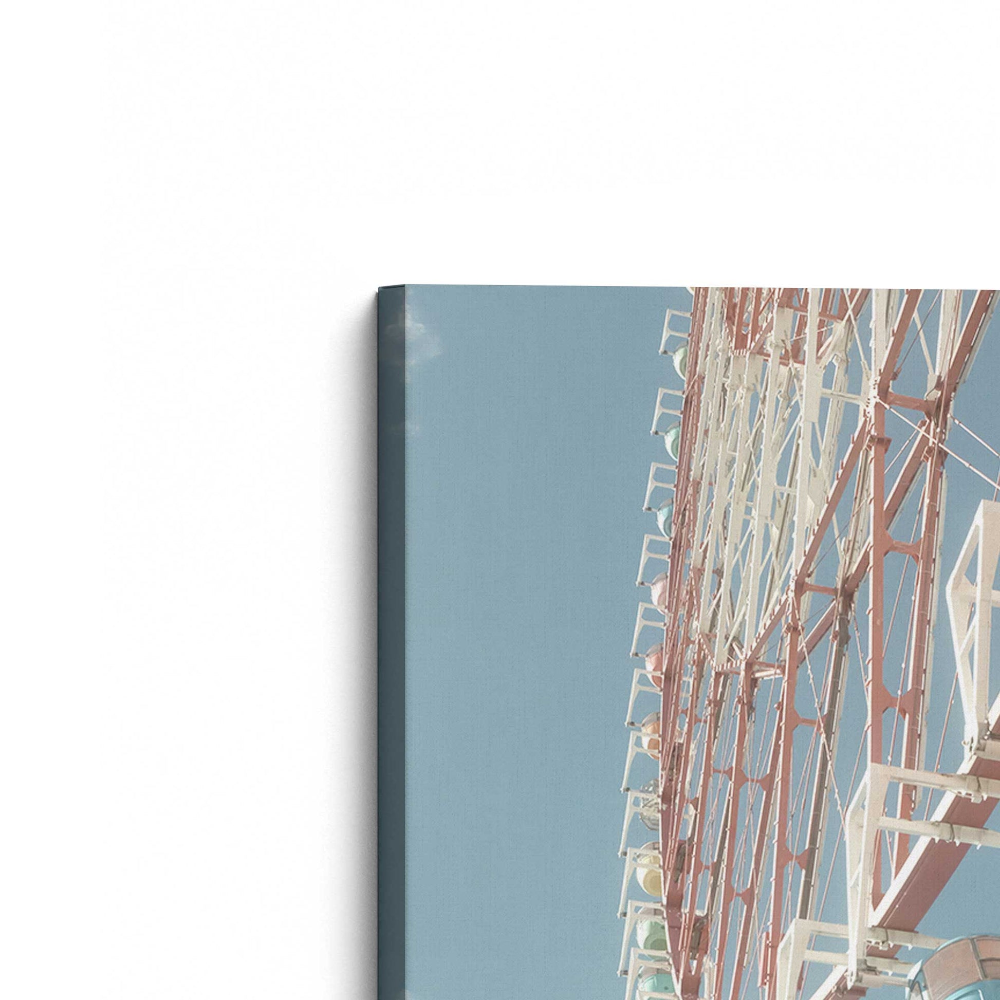 [Color:Stretched Canvas], Picture of the corner of the art