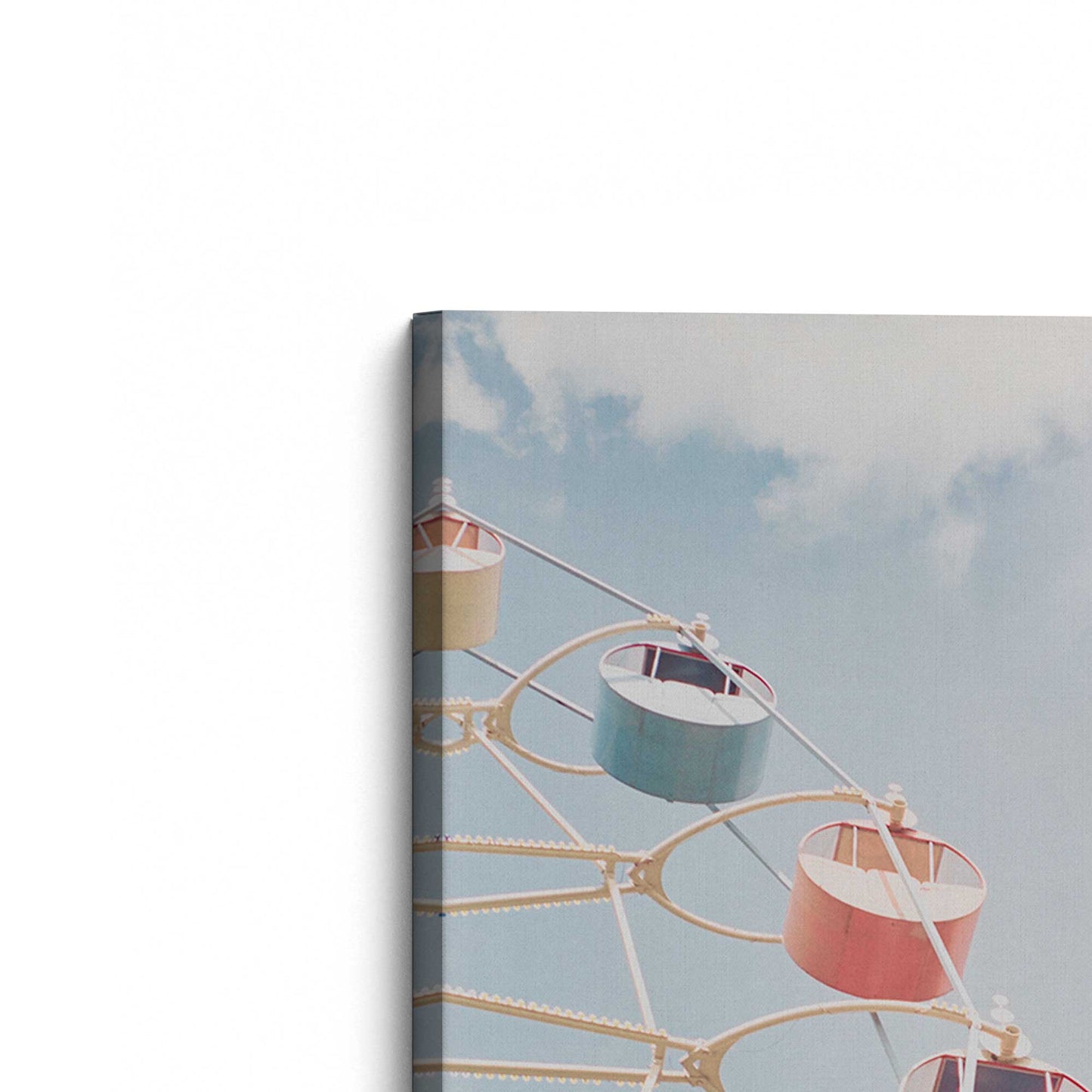 [Color:Stretched Canvas], Picture of the corner of the art