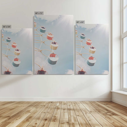 [Color:Stretched Canvas], Image showing the size comparisons