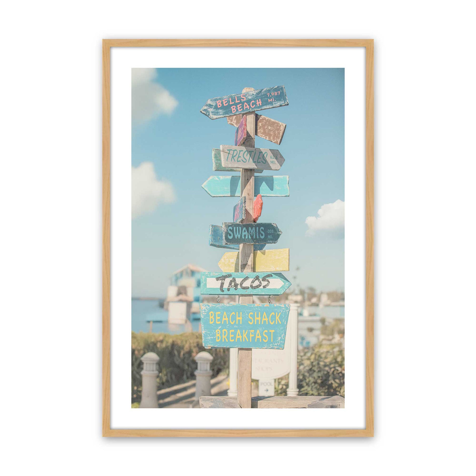 [Color:American Maple], Picture of art in a American Maple frame