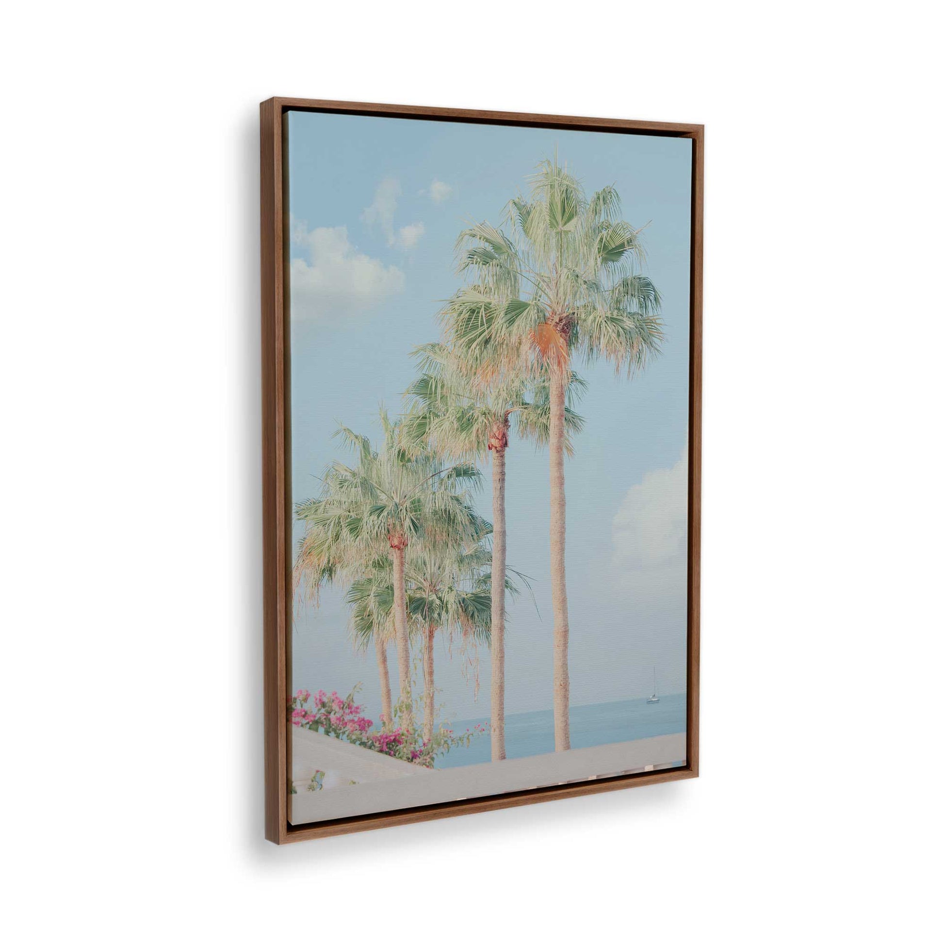 [Color:Walnut], Picture of the corner of the art