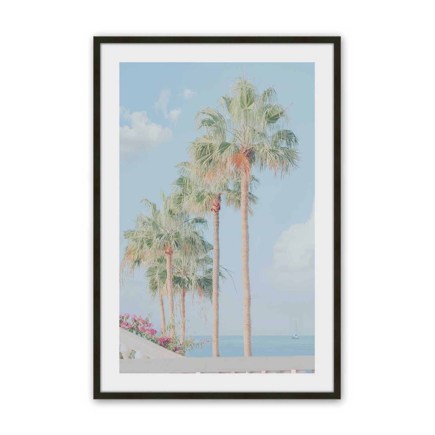 [Color:Satin Black], Picture of art in a Satin Black frame