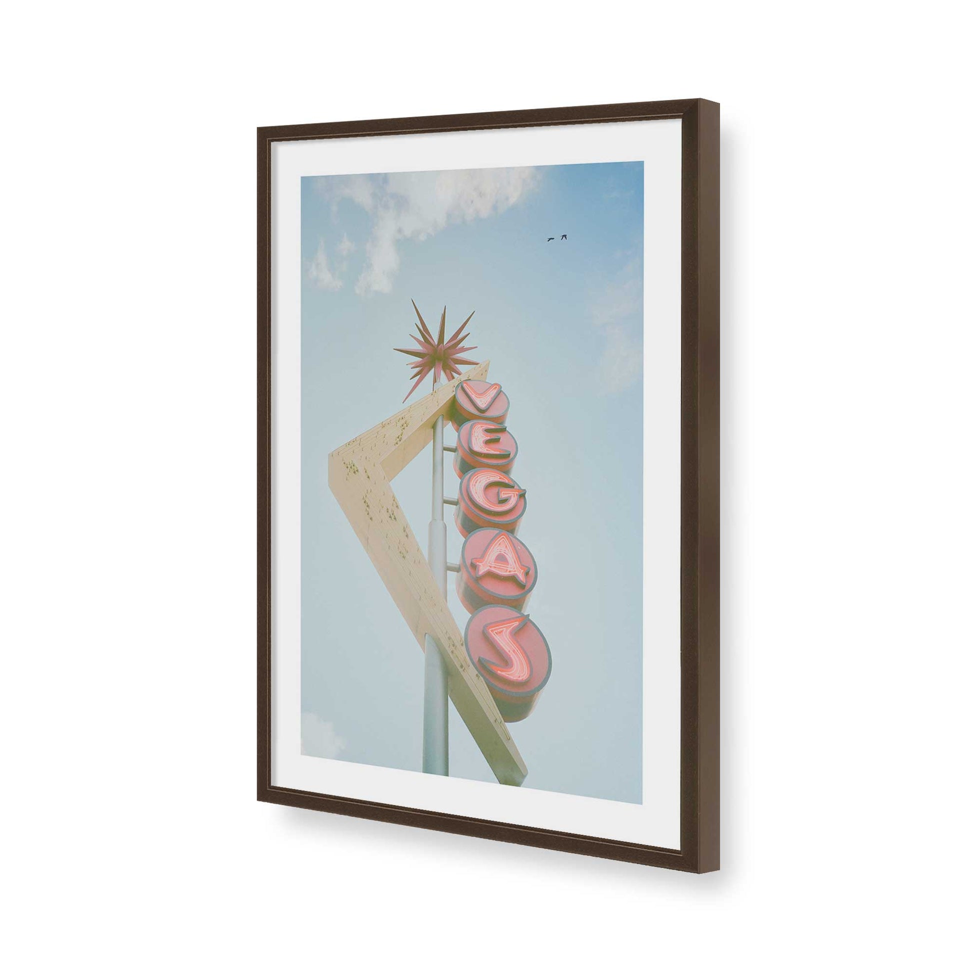 [Color:Belvinder Brown], Picture of art in a Belvinder Brown frame of the corner