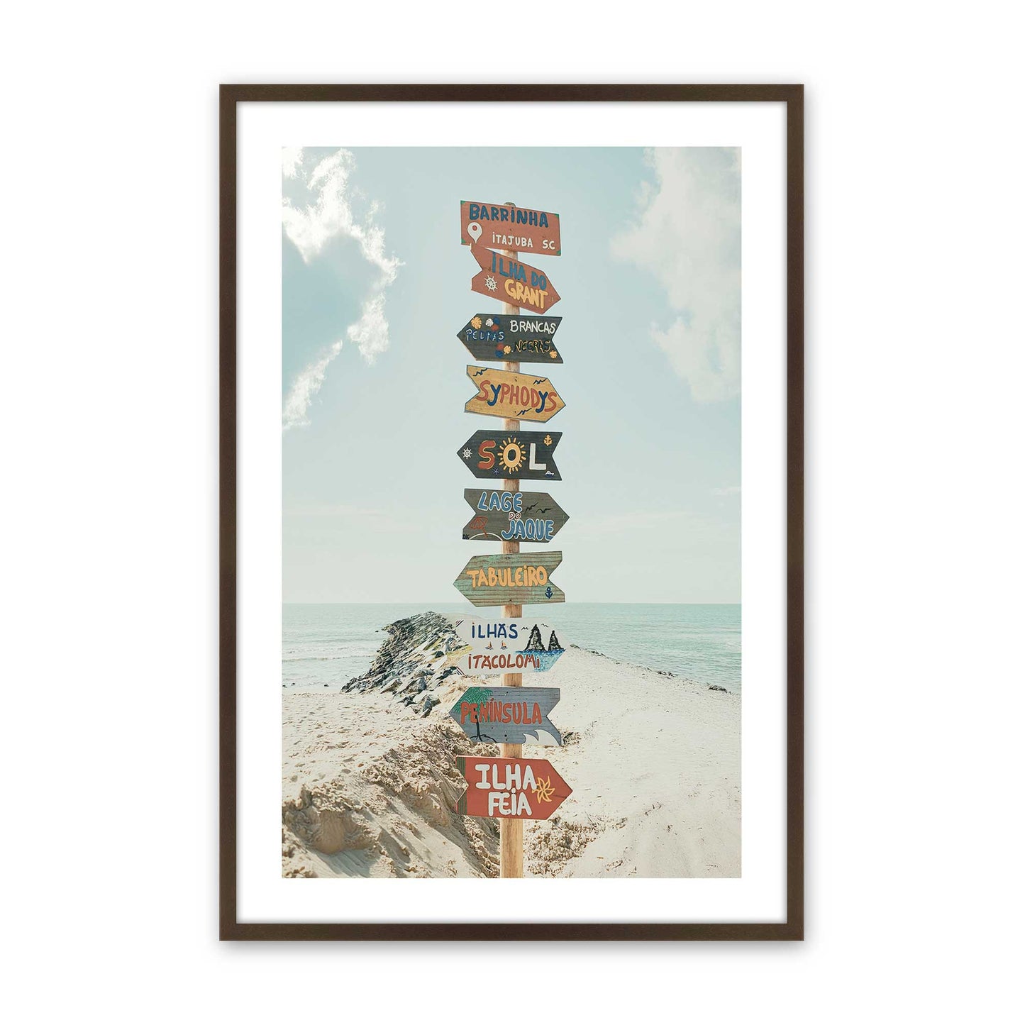 [Color:Belvinder Brown], Picture of art in a Belvinder Brown frame