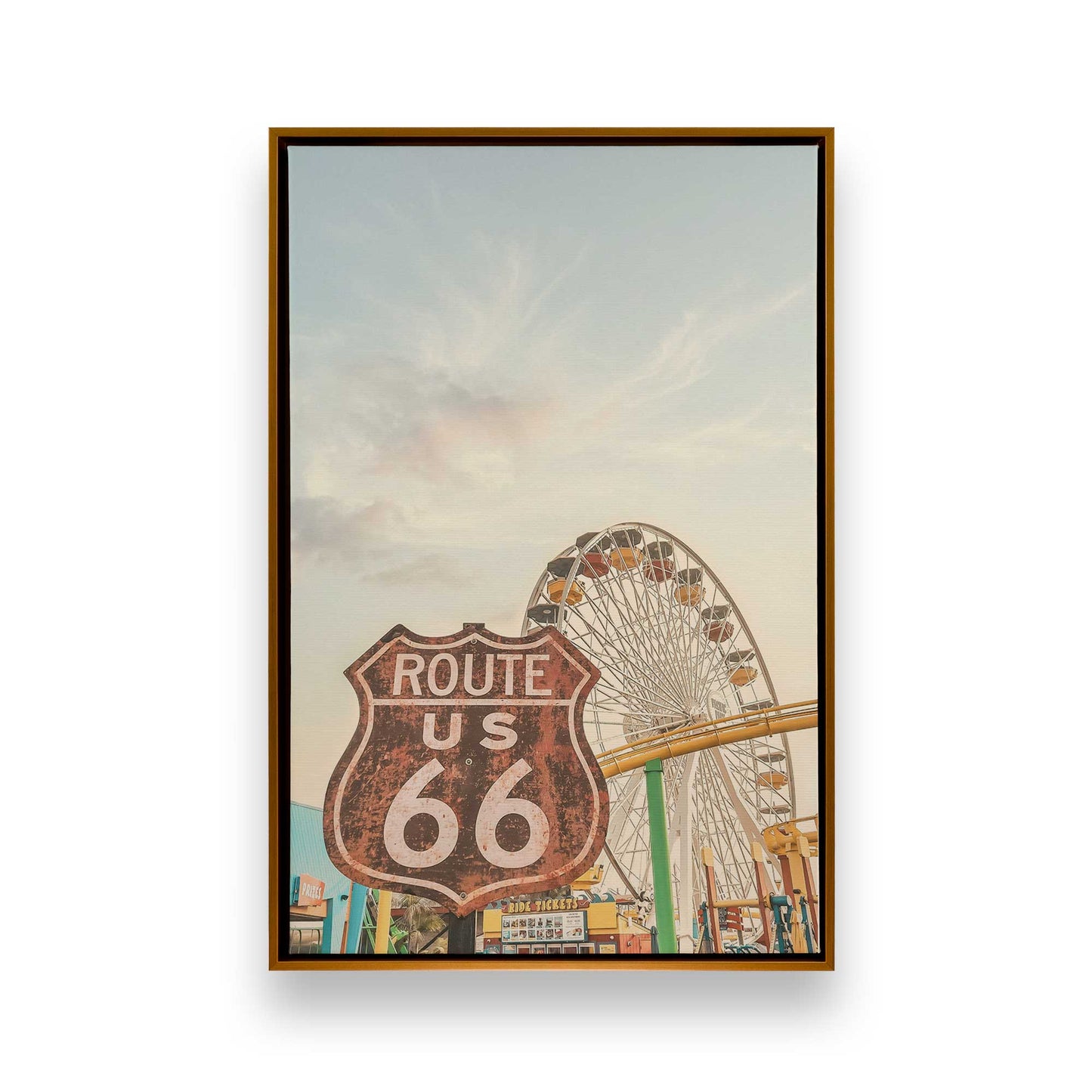 [Color:Polished Gold], Picture of art in a Polished Gold frame