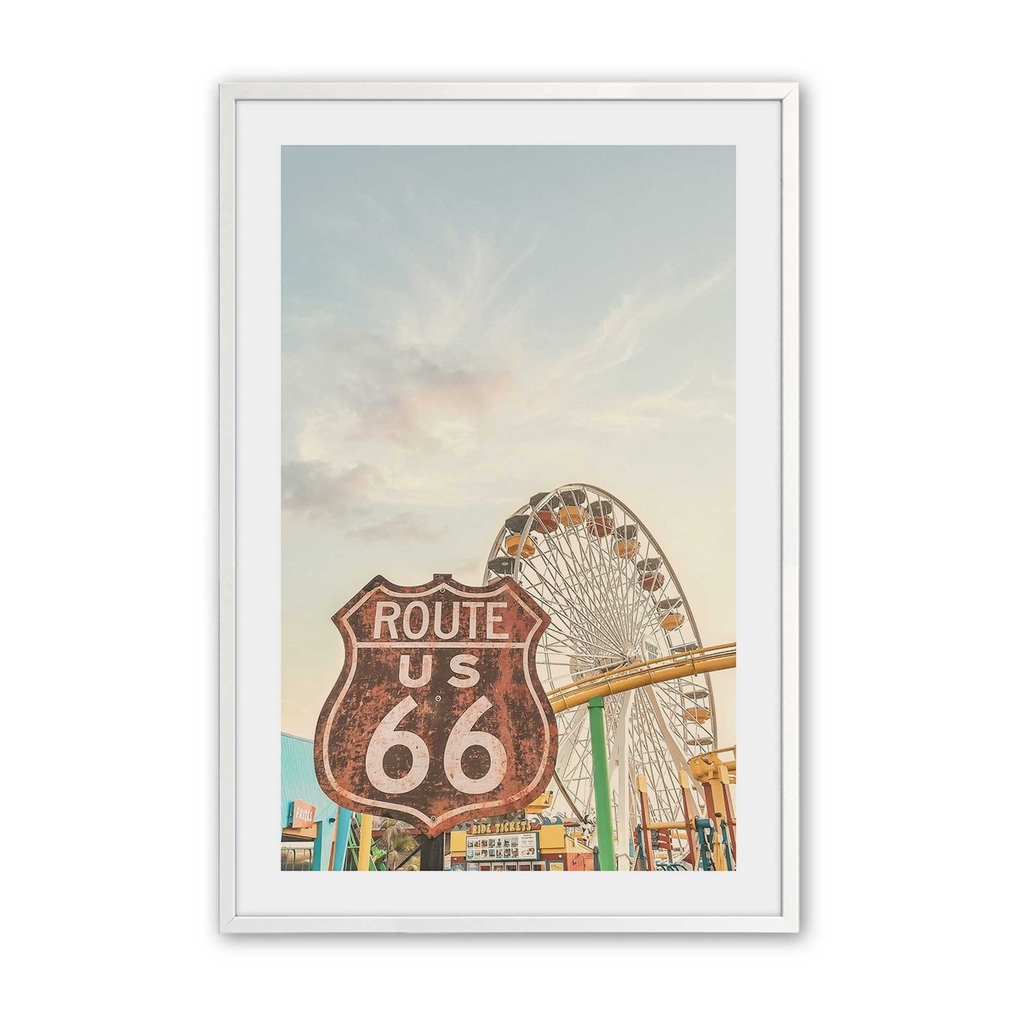 [Color:Opaque White], Picture of art in a Opaque White frame
