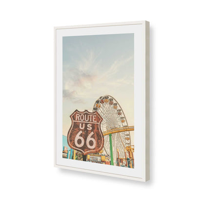 [Color:Opaque White], Picture of art in a Opaque White frame of the corner