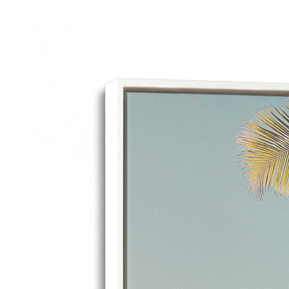 [Color:Opaque White], Picture of art in a White frame at an angle