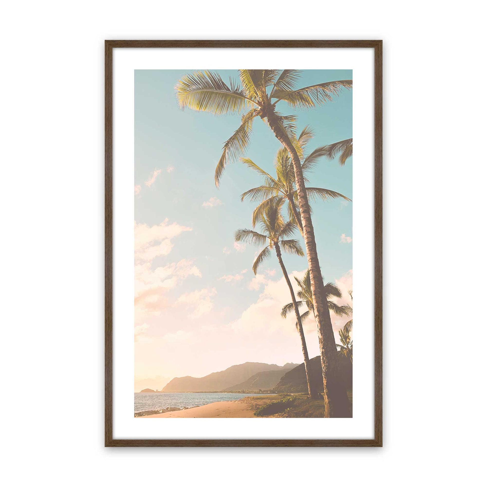 [Color:Walnut], Picture of art in a Walnut frame