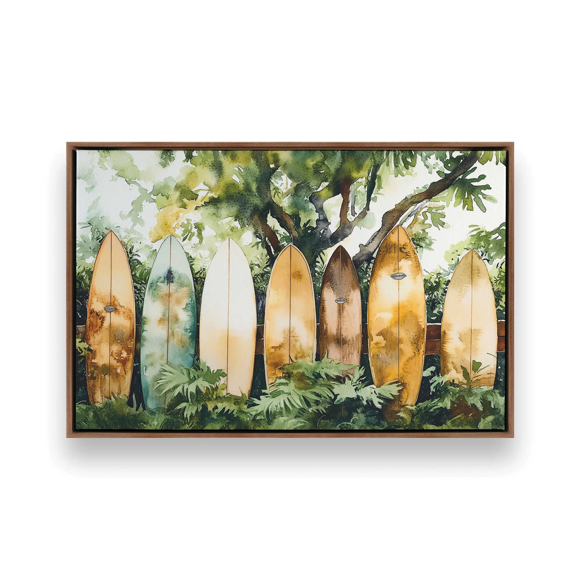 [Color:Walnut], Picture of art in a Walnut frame