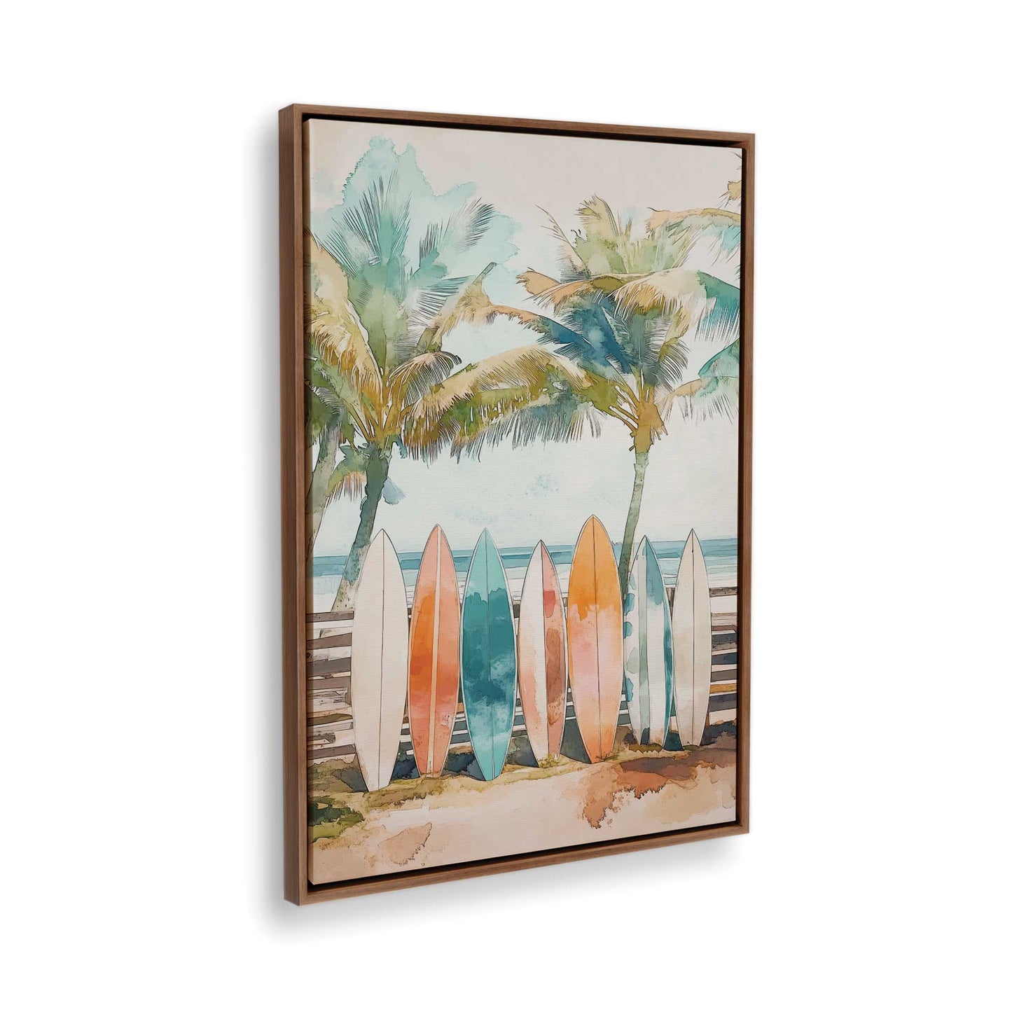 [Color:Walnut], Picture of the corner of the art