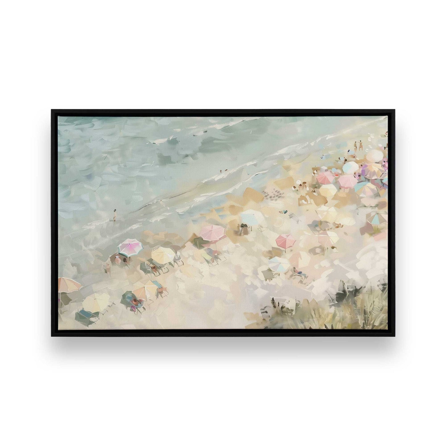[Color:Satin Black], Picture of art in a Satin Black frame