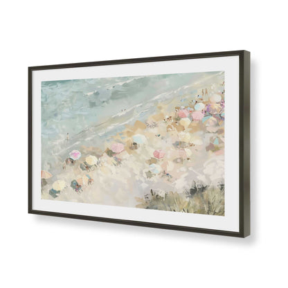 [Color:Satin Black], Picture of art in a Satin Black frame of the corner