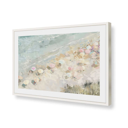 [Color:Opaque White], Picture of art in a Opaque White frame of the corner