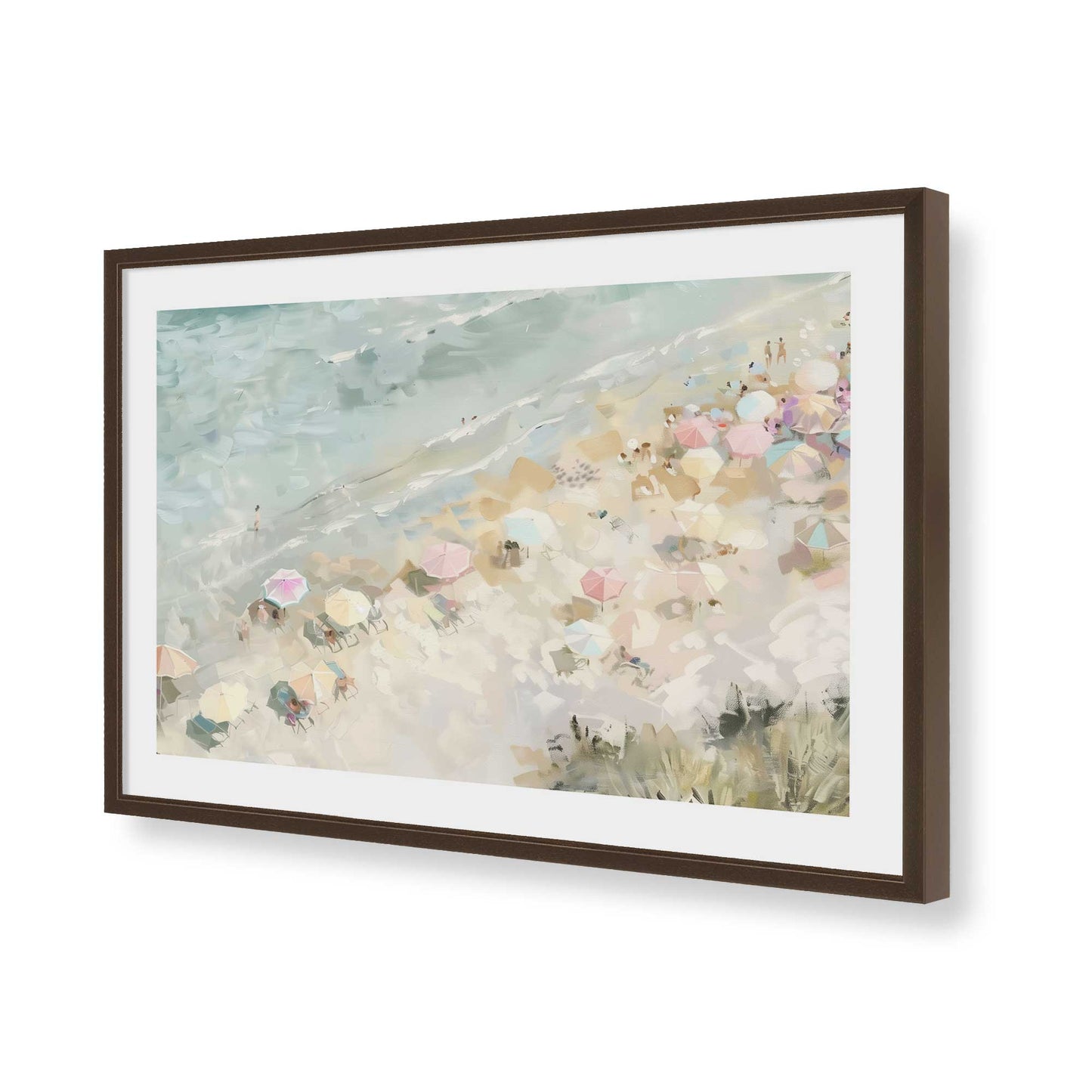 [Color:Belvinder Brown], Picture of art in a Belvinder Brown frame of the corner
