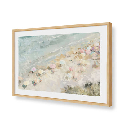 [Color:American Maple], Picture of art in a American Maple frame of the corner