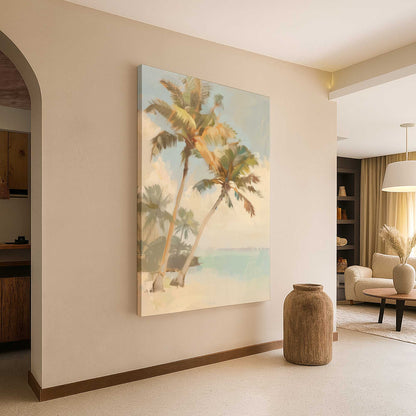 [Color:Stretched Canvas], Picture of art in a room