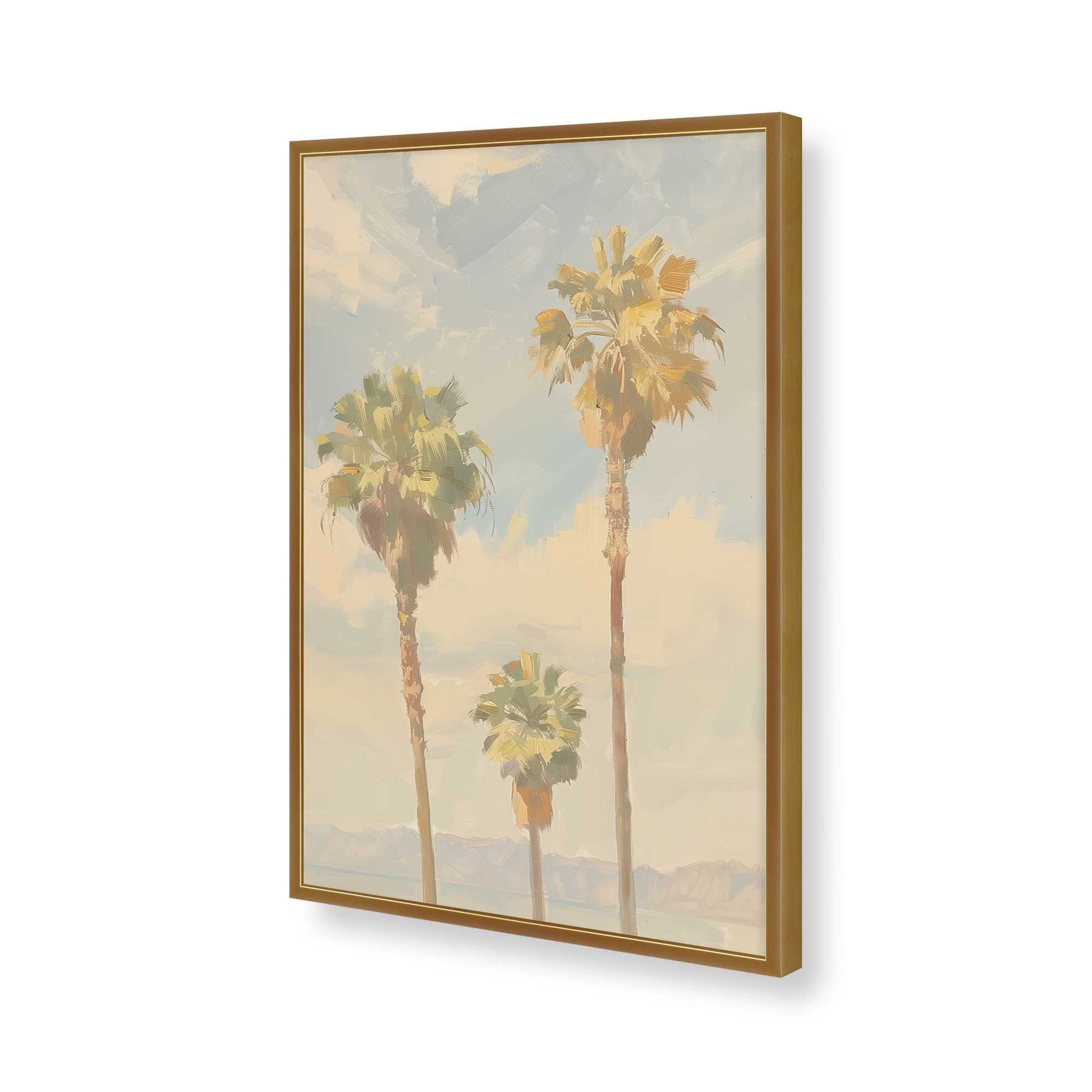 [Color:Polished Gold], Picture of art in a Polished Gold frame of the corner