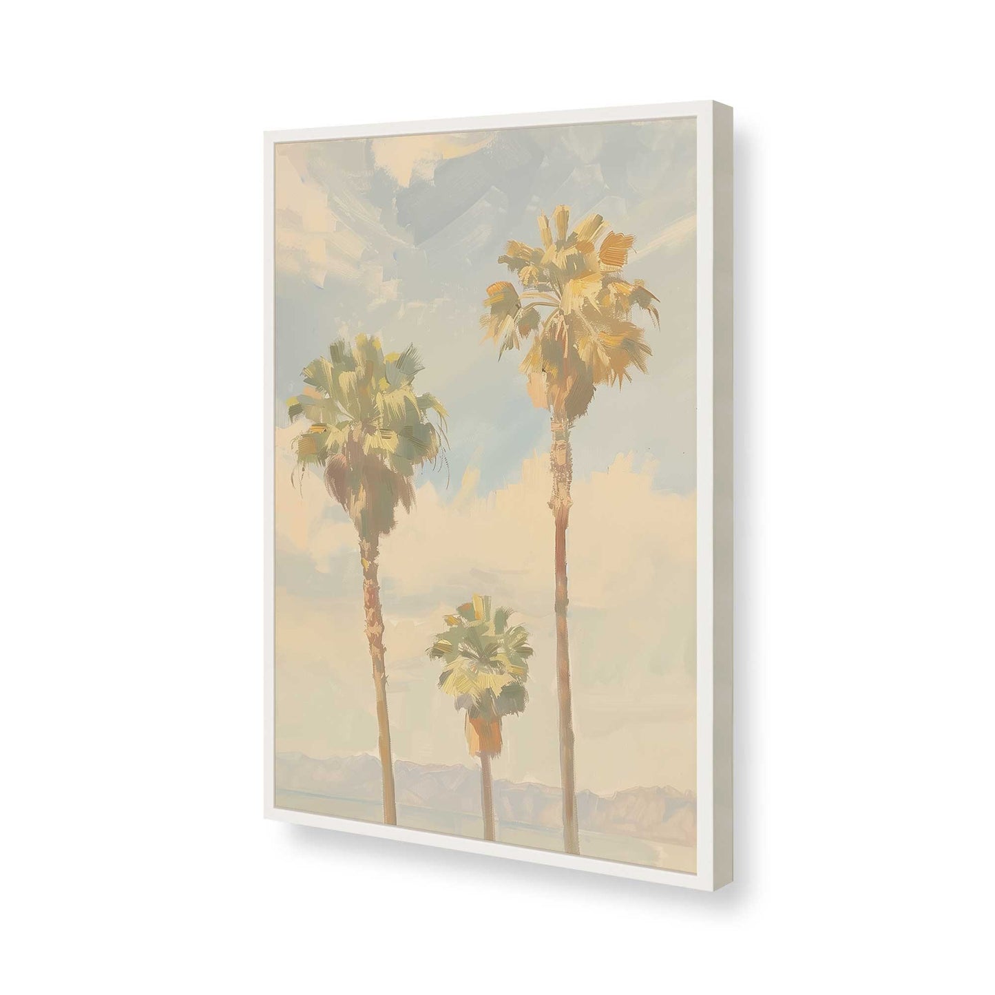 [Color:Opaque White], Picture of art in a Opaque White frame of the corner