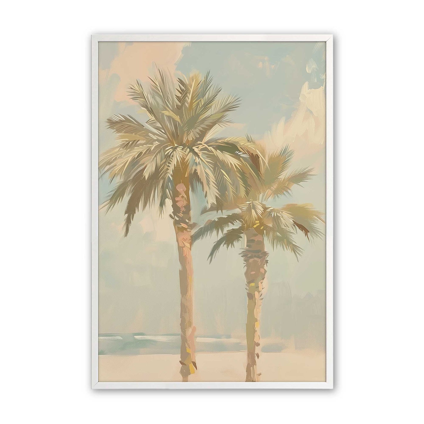 [Color:Opaque White], Picture of art in a Opaque White frame