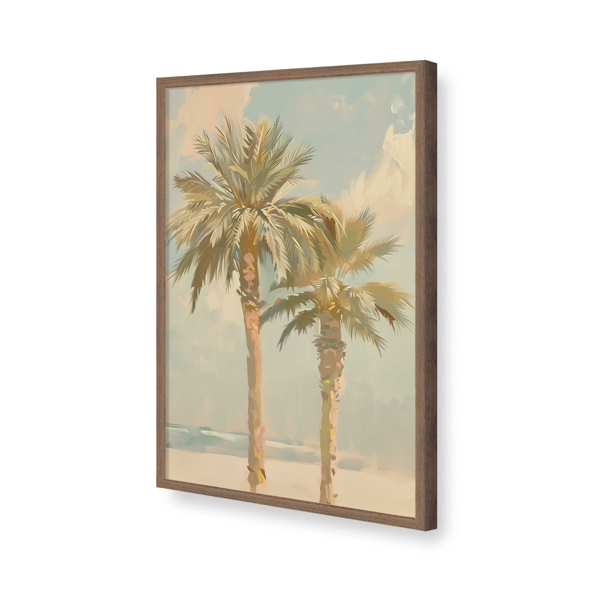 [Color:Walnut], Picture of art in a Walnut frame of the corner