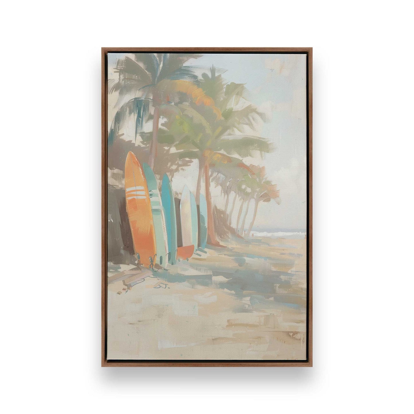 [Color:Walnut], Picture of art in a Walnut frame