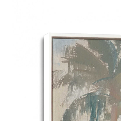 [Color:Opaque White], Picture of art in a White frame at an angle