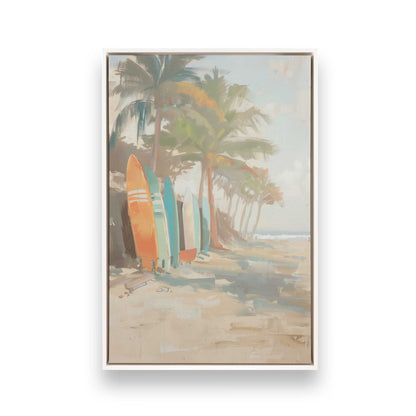 [Color:Opaque White], Picture of art in a White frame