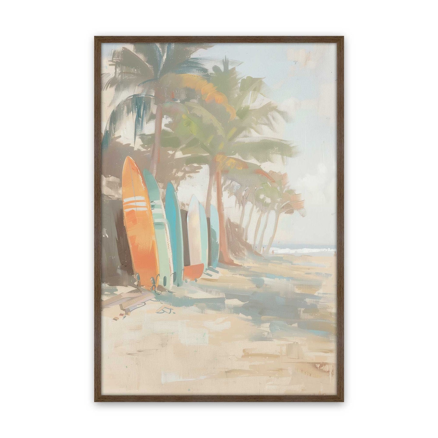 [Color:Walnut], Picture of art in a Walnut frame