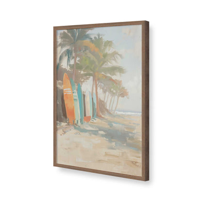 [Color:Walnut], Picture of art in a Walnut frame of the corner
