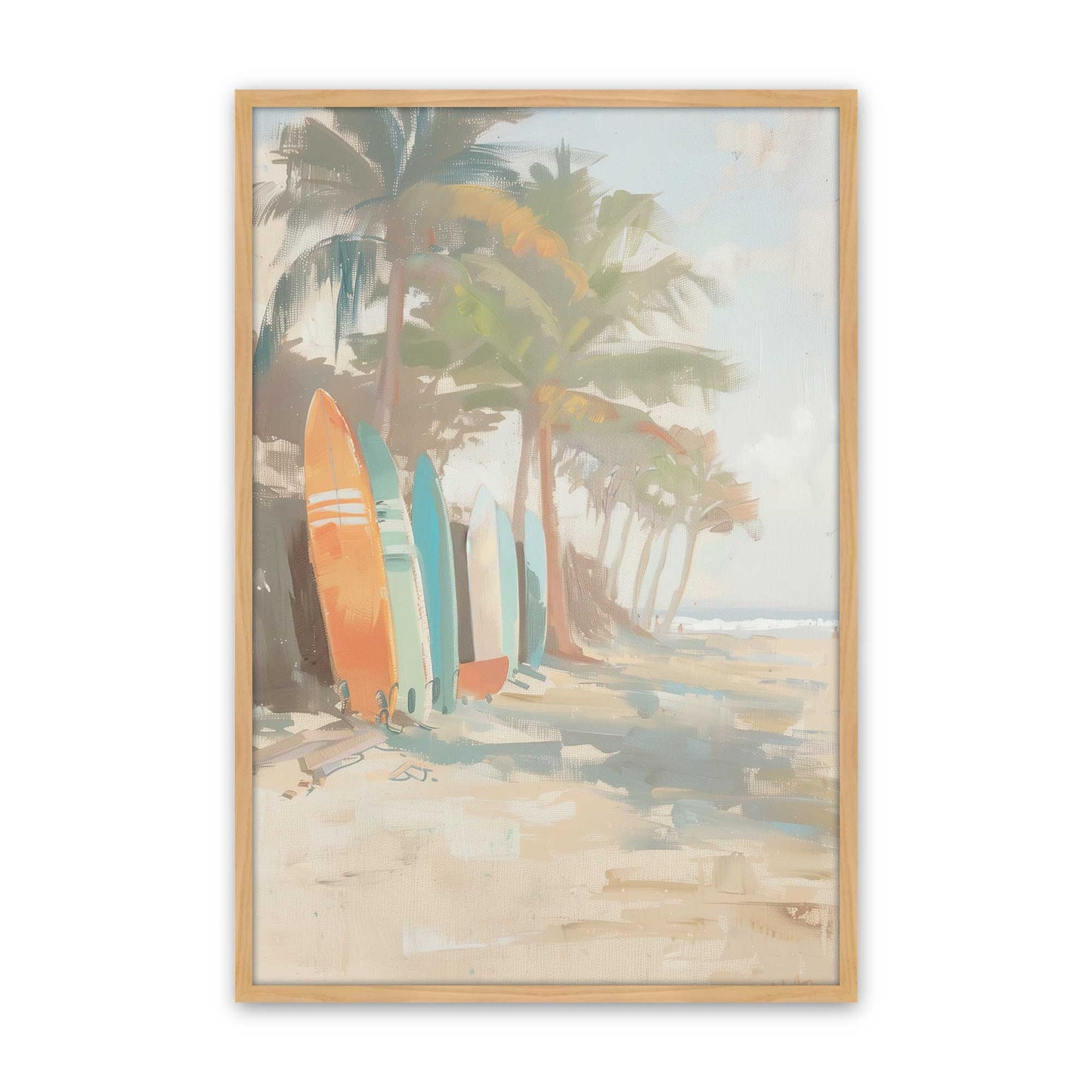 [Color:American Maple], Picture of art in a American Maple frame