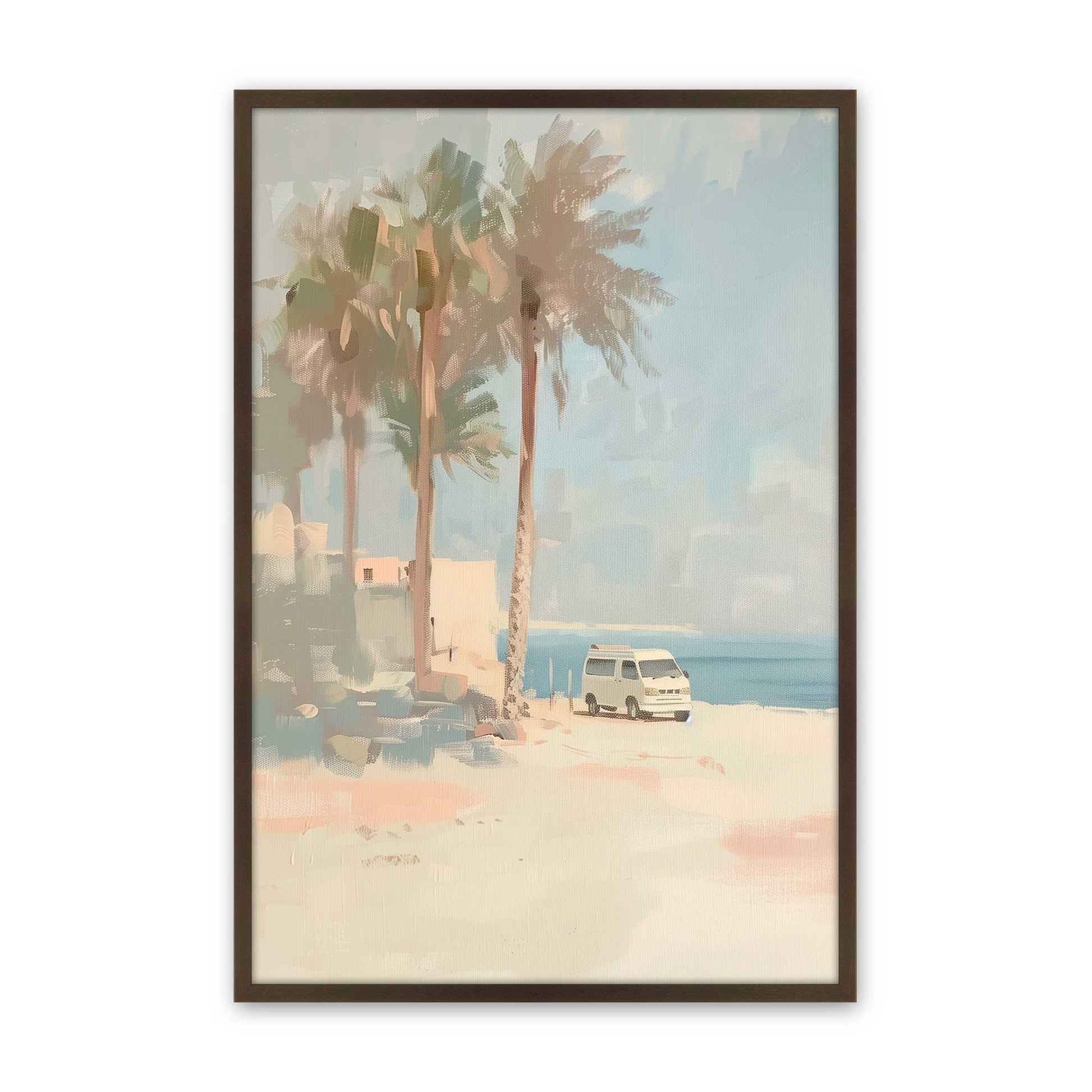 [Color:Belvinder Brown], Picture of art in a Belvinder Brown frame