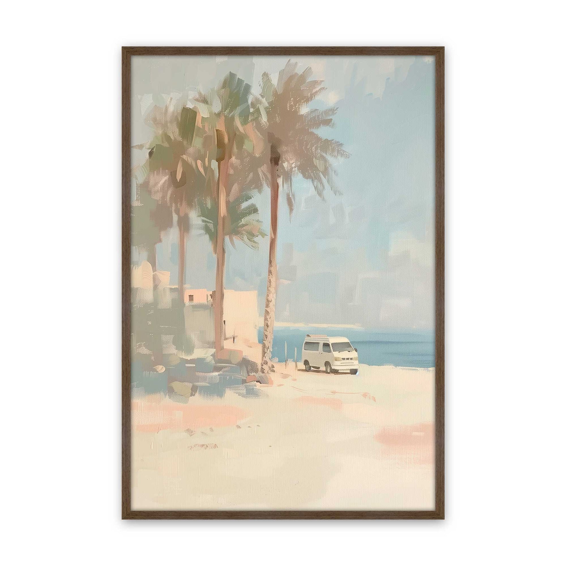 [Color:Walnut], Picture of art in a Walnut frame