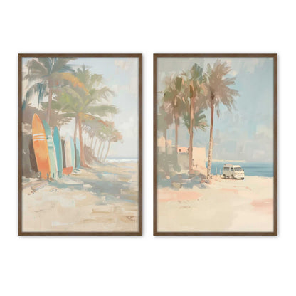[Color:Walnut], Picture of art in a Walnut frame