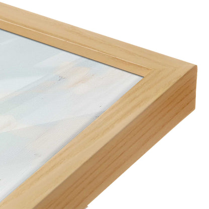 [Color:American Maple], Picture of art in a American Maple frame of the corner