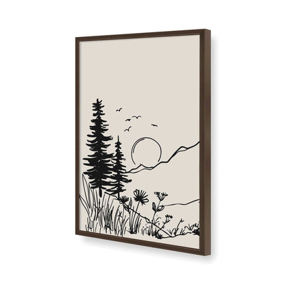 [Color:Belvinder Brown], Picture of art in a Belvinder Brown frame of the corner