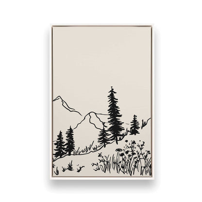 [Color:Opaque White], Picture of art in a White frame