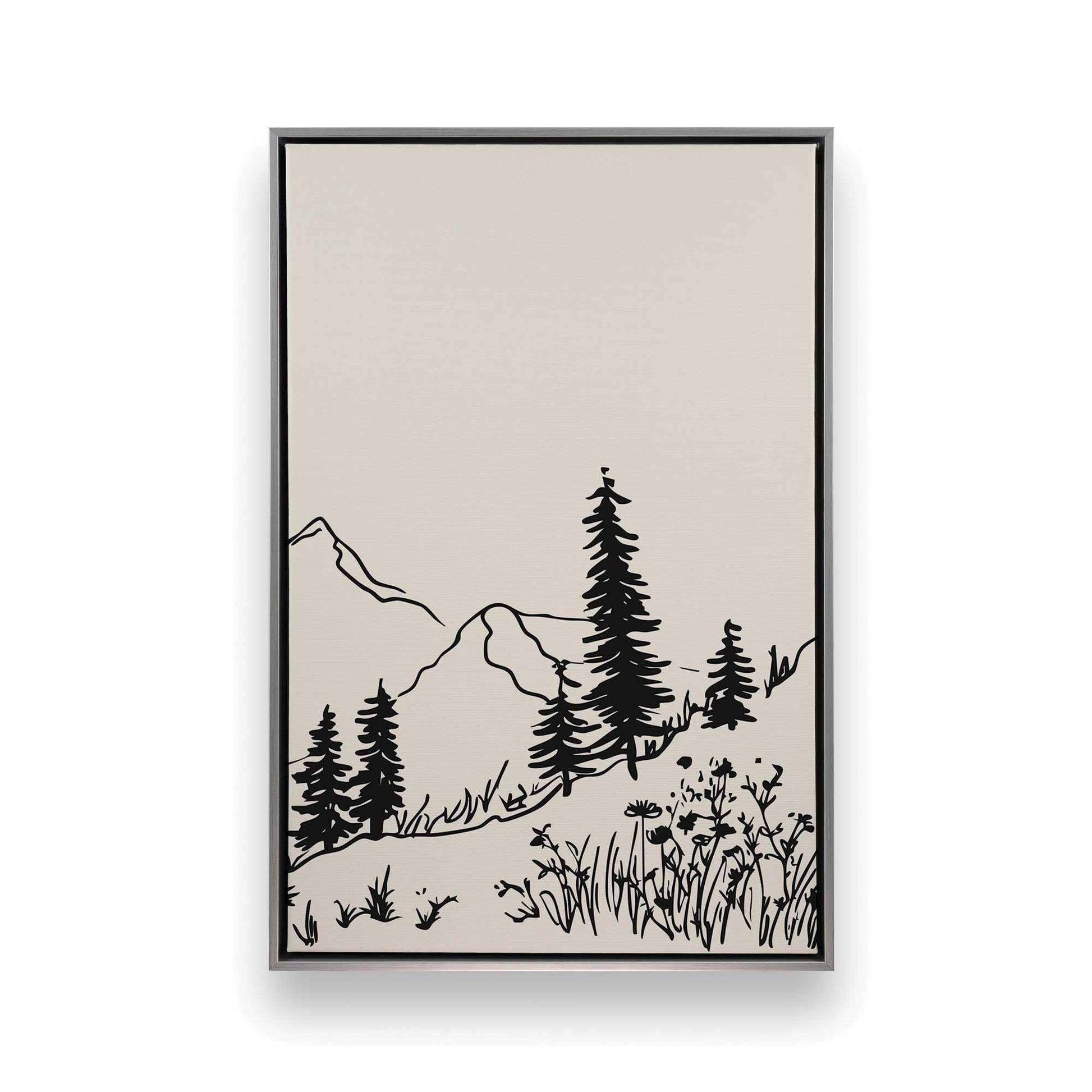 [Color:Polished Chrome], Picture of art in a Polished Chrome frame